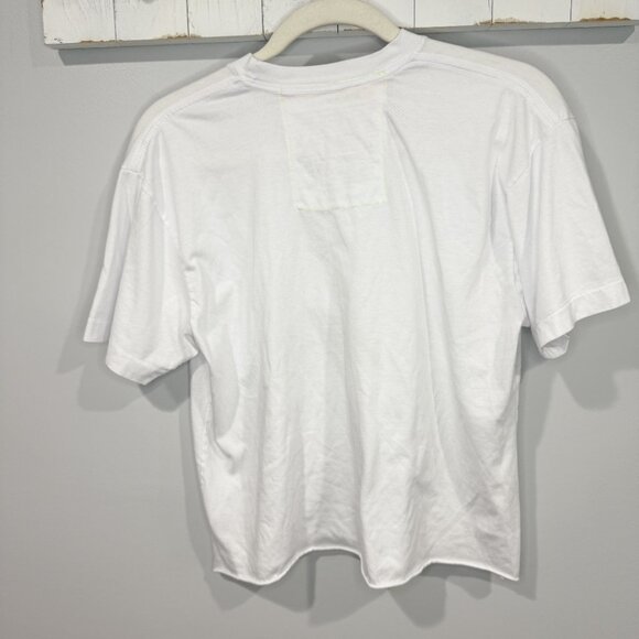 Aviator Nation White Tee with Black Lightning Bolt - Picture 2 of 5